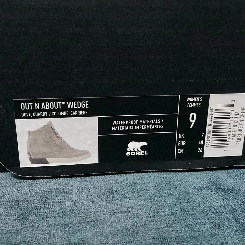 Sorel Out N About Wedge Sneaker NIB - Picture 8 of 9